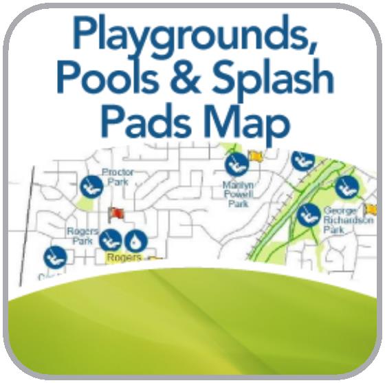 Playground, Pool, Splash Pad map