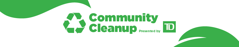 text image that reads community cleanup presented by the chris cartwright team