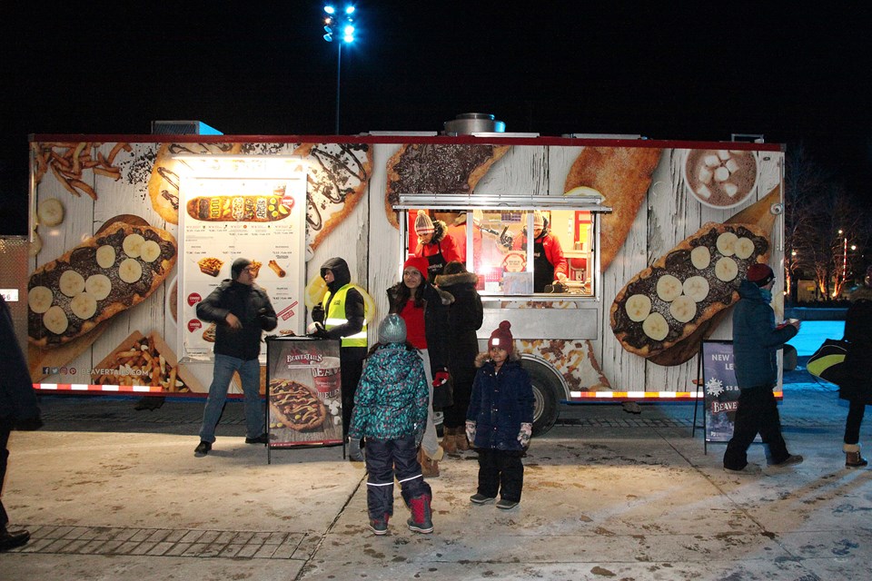 image of children in line to get some beavertails