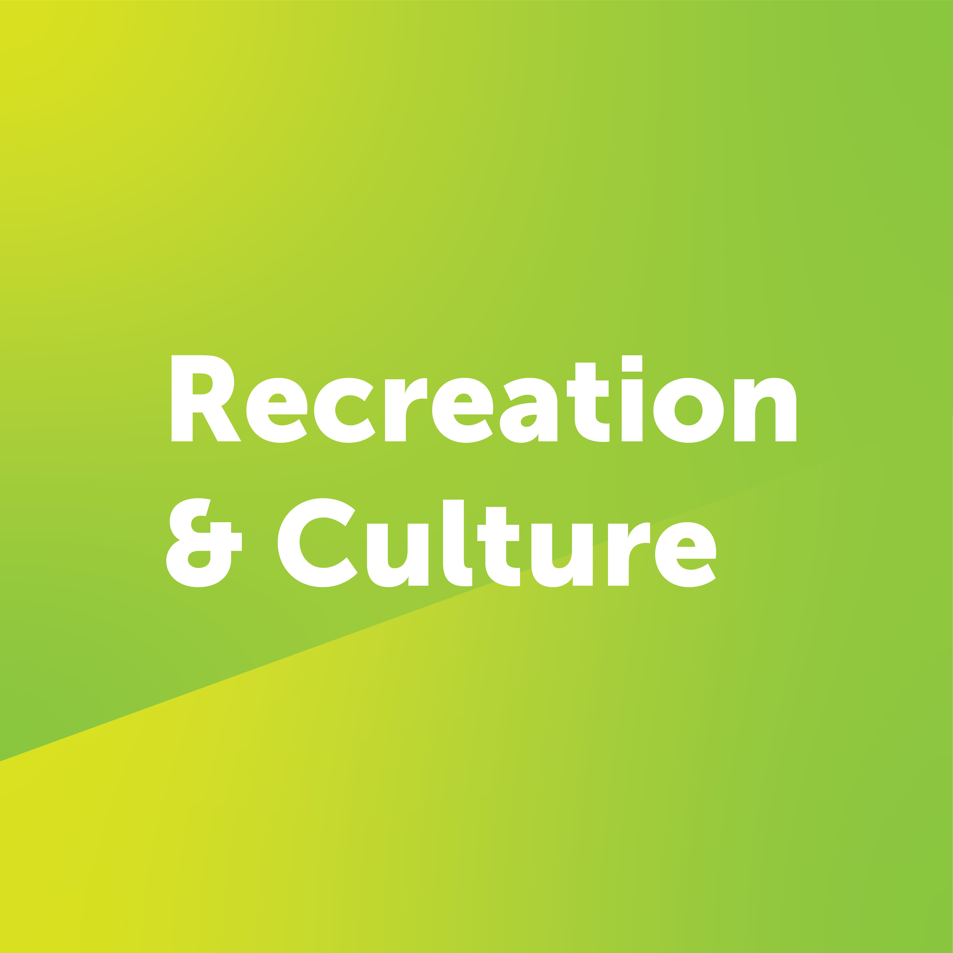 recreation and culture button