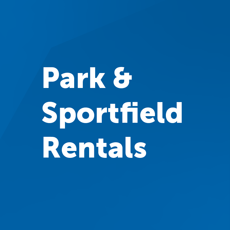 park and sportfield button